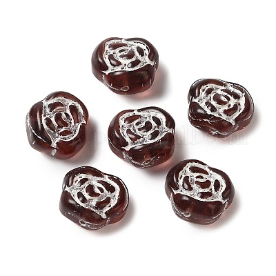 Прозрачные бусины лэмпворк LAMP-P065-01A-10-1