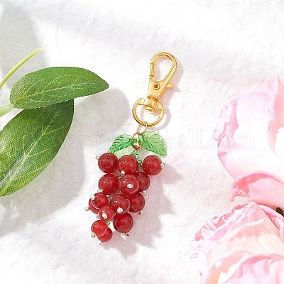 Подвески из натурального сердолика из винограда HJEW-MZ00342-01-1