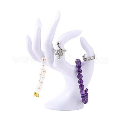 Пластиковая модель руки дисплея кольца DIY-I047-04B-1