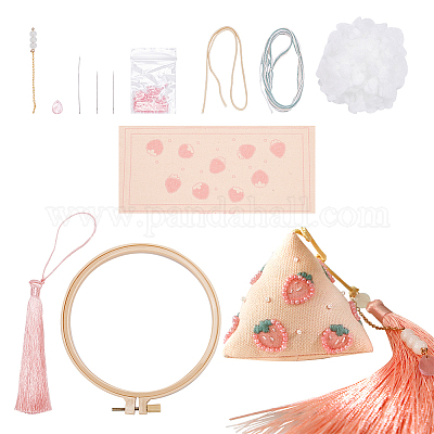 DIY вышивка zongzi саше кулон наборы украшений для фестиваля лодок-драконов DIY-WH0033-56B-1