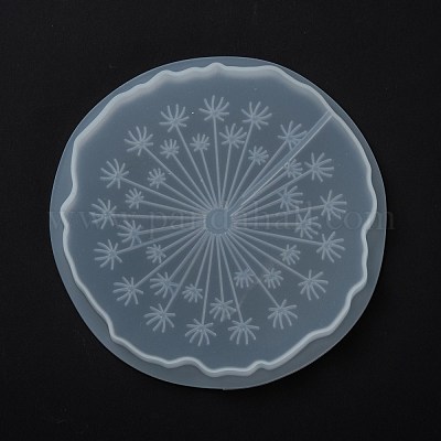 Stampo in Silicone sottobicchiere tondo per resina epossidica Mandala  fiocco di neve vassoio fai da te