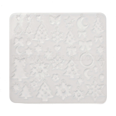 Рождественские темы силиконовые Молды для подвесок своими руками SIMO-L002-02A-1