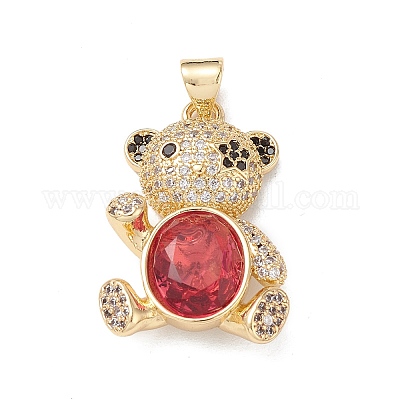 Латунные микро проложить кубического циркония подвески KK-M240-14-1