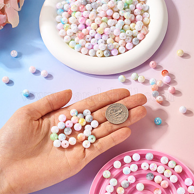 13 цвет непрозрачных акриловых бусин OACR-TA0003-01-1