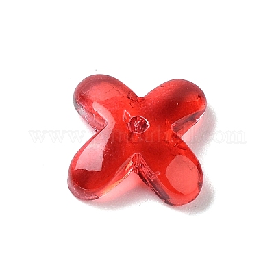 Прозрачные шапочки из стеклянных бусин GLAA-A011-12A-1