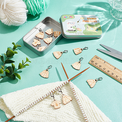 Деревянный кулон для одежды HJEW-NB00123-1