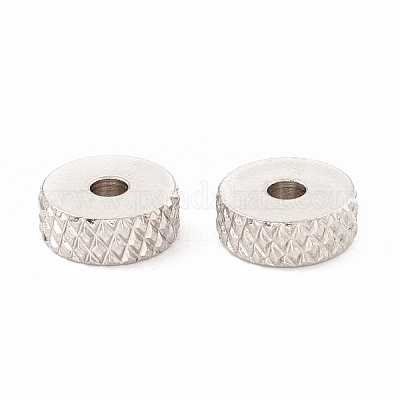 Не тускнеющие разделительные бусины из нержавеющей стали 201 STAS-A057-25C-P-1