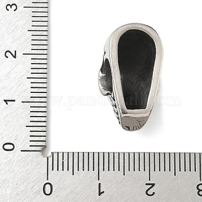 Европейские бусины из нержавеющей стали 304 STAS-S183-03AS-1