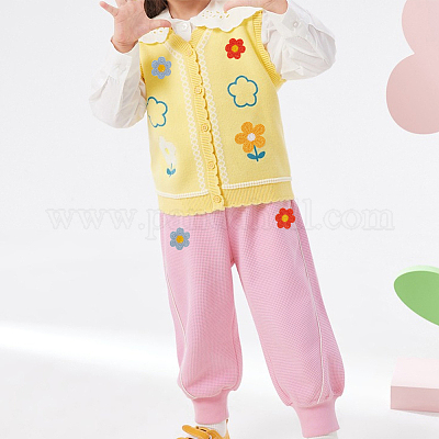 60 шт. 12 стильные цветочные формы двухцветные вязаные крючком аппликации DIY-FG0004-05-1