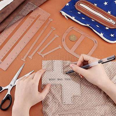 Пользовательские линейки акриловых шаблонов&nbsp;DIY-PH0023-94-1