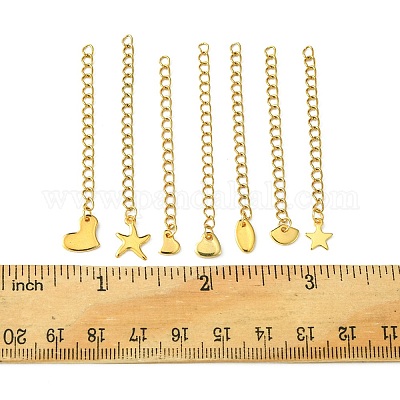 7 шт. 7 стиля удлинитель цепи из нержавеющей стали 304 STAS-FS0001-49G-1