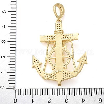 Латунные микро проложить кубического циркония подвески KK-M319-26G-05-1