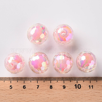 Perles en acrylique transparente&nbsp;TACR-S152-14B-A01-1