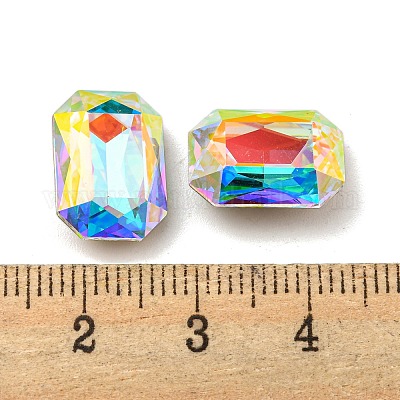 Cabochons de strass en verre&nbsp;RGLA-M017-I03-001ST-1