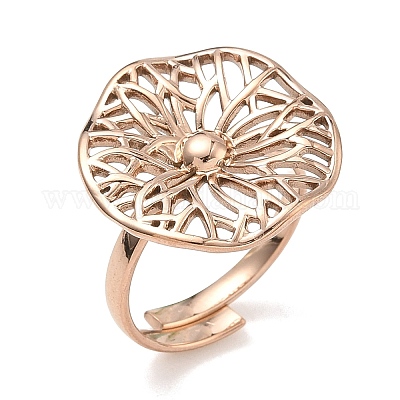 Регулируемые манжетные кольца из нержавеющей стали 304 RJEW-Z121-01RG-02-1