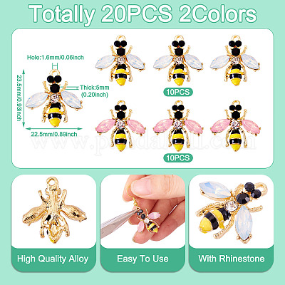 20шт 2 цвета сплава эмалевые подвески FIND-TA0008-02-1