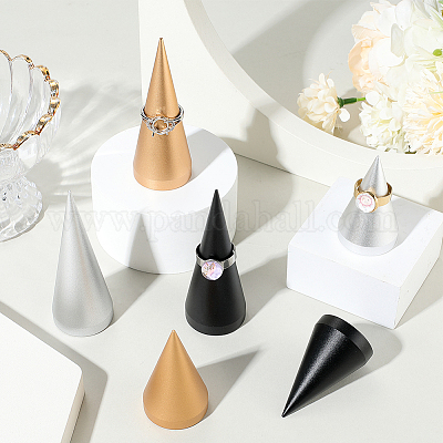 2 шт. 2-х стилевые подставки для колец из сплава RDIS-BBC0001-01EB-1