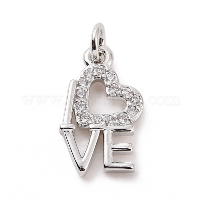 Латунные микро проложить кубического циркония подвески KK-C012-05P-1