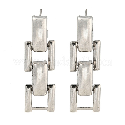 Серьги-гвоздики из нержавеющей стали 304 EJEW-S229-13P-1