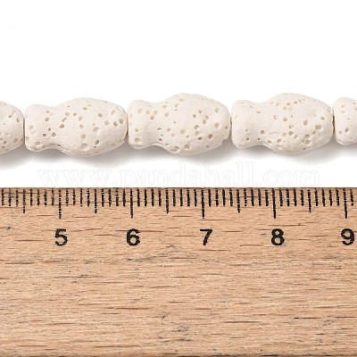 Бусы из натуральной лавы&nbsp;G-U007-01M-1