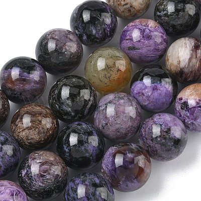 Естественно чароитовыми бисер пряди&nbsp;G-C270-O03-12-1