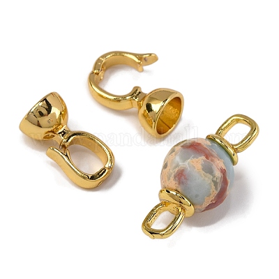 Стойка плакировка латунь и шушань камень поток над chasps KK-B103-14G-1