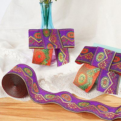 Вышивка полиэфирными лентами&nbsp;OCOR-WH0064-13J-1