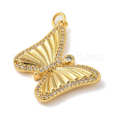 Стойки обшивки латунь микро проложить Циркон подвеску KK-A200-20G-1