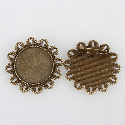 Сплавочная фурнитура для броши PALLOY-N0085-63AB-NF-1