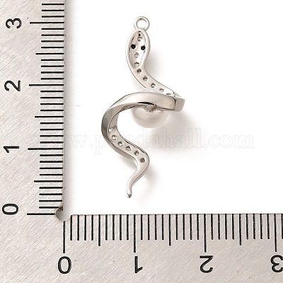 Латунные микро проложить кубического циркония подвески KK-C085-06P-1