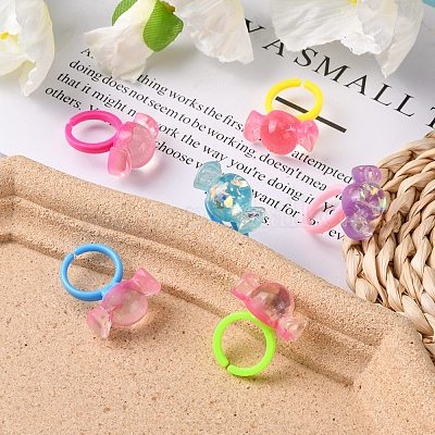 Акриловые кольца для манжет RJEW-JR00272-M-1