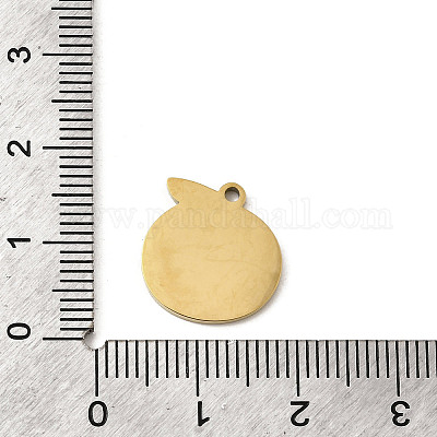 Подвески из нержавеющей стали 304 с эмалью STAS-I335-02G-01-1