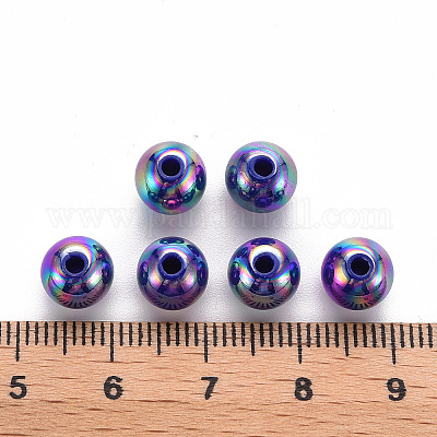 Непрозрачные акриловые бусины MACR-S370-D8mm-S014-1