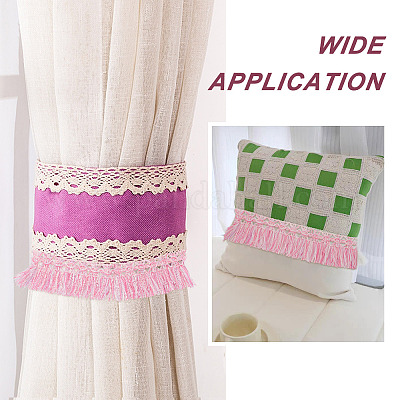 Лента с кисточками из полиэфирной пряжи MP-TAC0001-11A-1