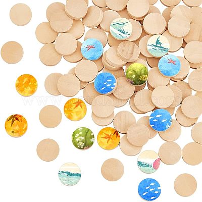 Деревянные круглые детали из бука WOOD-OC0002-38-1