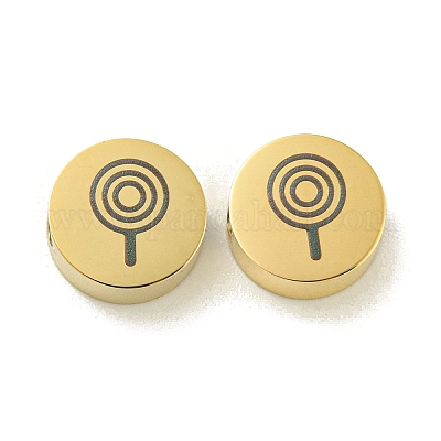 Хеллоуин бусины из нержавеющей стали 304 STAS-U017-01G-O-1