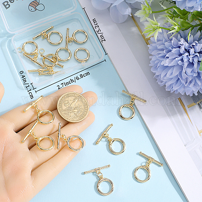 Латуни Переключить застежками KK-BBC0013-60G-1