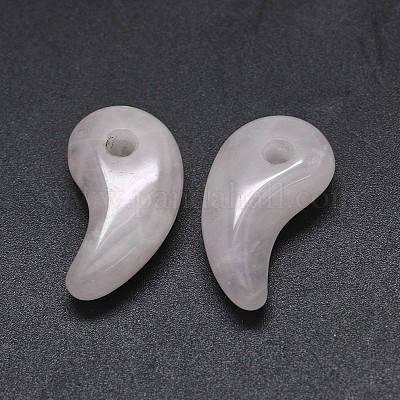 Природного розового кварца подвески&nbsp;G-O175-33D-1