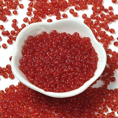 Стеклянные бусины прозрачных цветов X1-SEED-P006-02A-06-1
