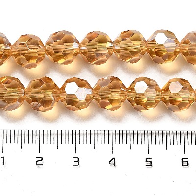 Прозрачные стеклянные бусины EGLA-A035-T10mm-B17-1