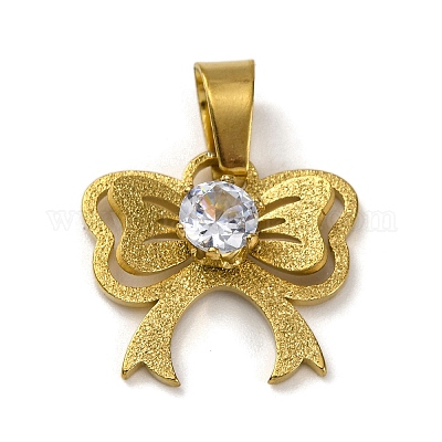 Pendentif diamant en acier inoxydable 304&nbsp;STAS-U018-01G-1-1