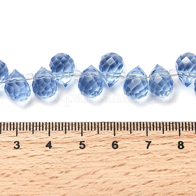 Прозрачные стеклянные бусины GLAA-Z017-01H-1