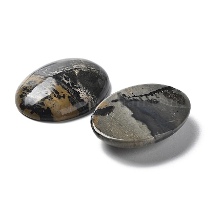 Натуральные дендритные яшмы кабошоны&nbsp;G-F608-02A-01-1