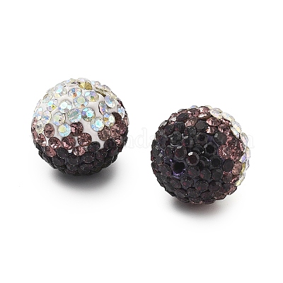 Градиентный дизайн полимерная глина стразы бусины CLAY-NH0001-03C-1