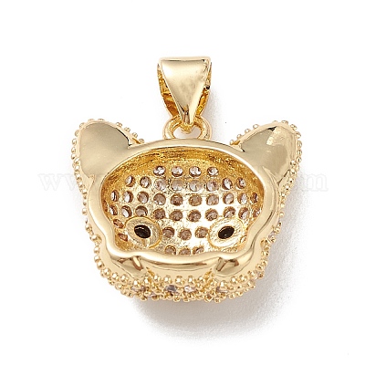 Латунные микро проложить кубического циркония подвески KK-M240-10F-1