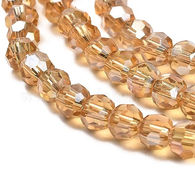 Прозрачные стеклянные бусины EGLA-A035-T4mm-B17-1