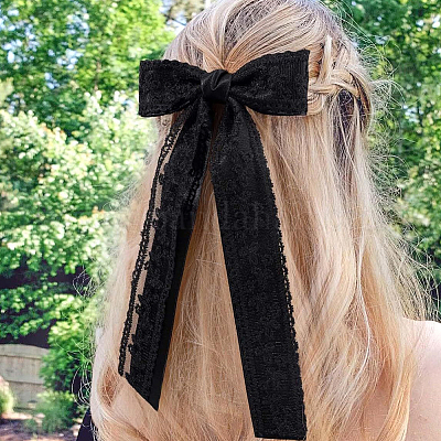 12 шт. 6 стиля заколки-бантики из полиэфирного сплава&nbsp;PHAR-CN0001-02-1