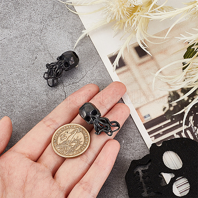 2 шт. латунные европейские бусины KK-OC0001-33-1