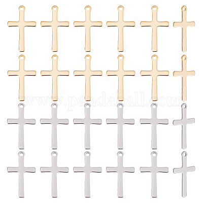 40шт. 2-х цветные подвесные наборы из нержавеющей стали 201 STAS-UN0044-79-1