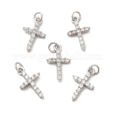 Латунные микро проложить кубического циркония подвески KK-E068-VB272-1